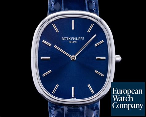 patek ellipse blue face